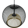 Подвесной светильник LUMION LEONELA 8052/1А SUSPENTIONI LN24 E27 1*60W 220V черный/черный, золото металл/металл 8052/1A